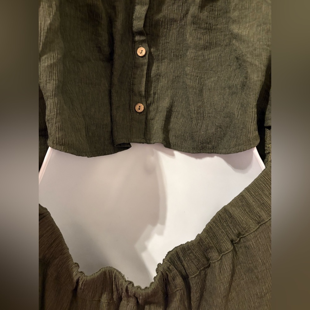 Mod Ref Olive Green Jumpsuit - image 5